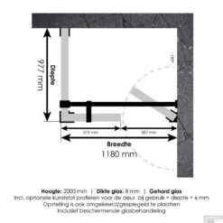 Douchecabine Compleet Just Creating Profielloos 3-Delig 100x120 Cm RVS -Badkamerbenodigdheden Winkel 4jc10 100x120g t