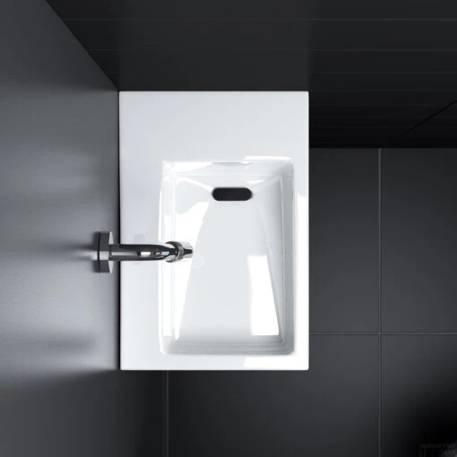 Fontein Clou Flush 2 36x24.5x9cm Keramiek Glans Wit (Met Kraangat Rechts) -Badkamerbenodigdheden Winkel flush toilet 15 a