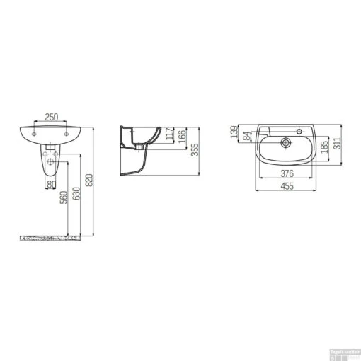 Fontein Boss & Wessing 45x30 Cm Keramiek Wit Met Kraangat Rechts -Badkamerbenodigdheden Winkel fontein boss wessing 45x30 cm keramiek wit met kraangat rechts tech