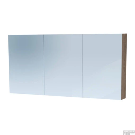 Spiegelkast Dual Exclusive Line 140cm Legno Viola -Badkamerbenodigdheden Winkel spiegelkast dual exclusive line 140cm legno viola shop